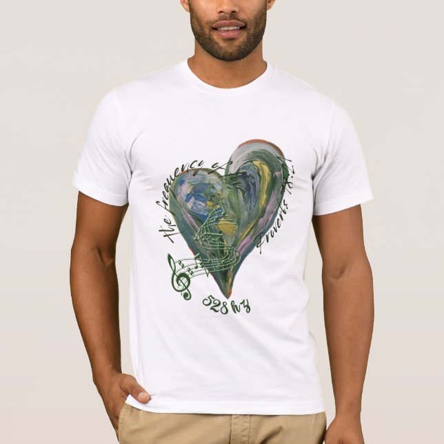528 hz love scripture T-Shirt (Front)