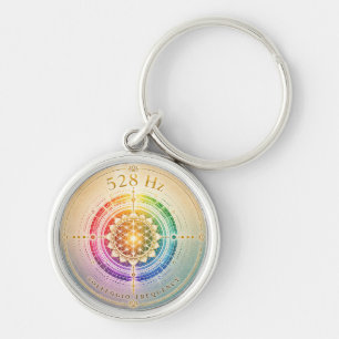 528 Hz Solfeggio Frequency Keychain