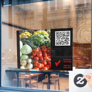 52.00' * 37.56' Grocery Window Cling