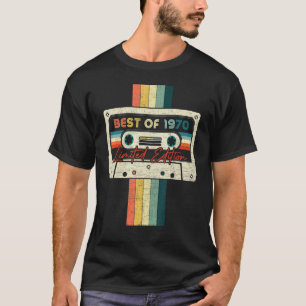 52 Birthday  Best Of 1970 Cassette Tape T-Shirt