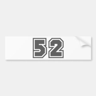 52 BUMPER STICKER