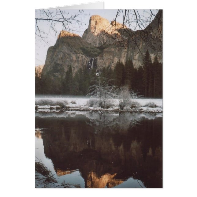 52. Cathedral Rocks & Wintry Reflections, Yosemite (Front)