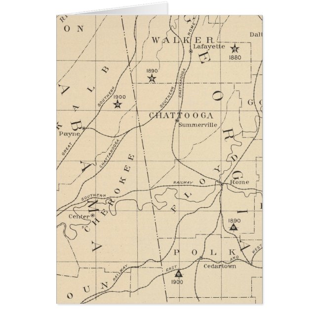 52 Centre Negro population 1880-1900 (Front)