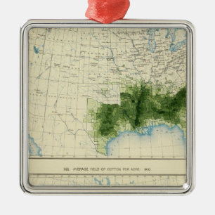 52 Cotton 1890 Metal Ornament