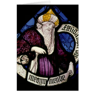 52:Roundel of the prophet Ezekiel, 15th century