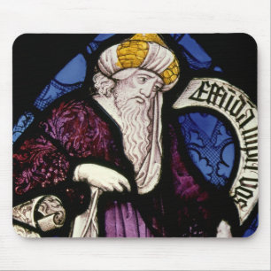 52:Roundel of the prophet Ezekiel, 15th century Mouse Pad