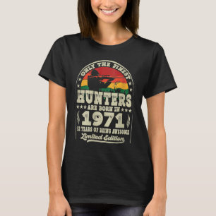 52 Year Old Deer Hunting Hunters Vintage 1971 52nd T-Shirt