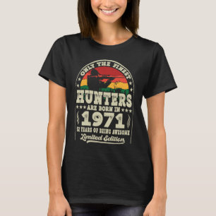 52 Year Old Deer Hunting Hunters Vintage 1971 52nd T-Shirt
