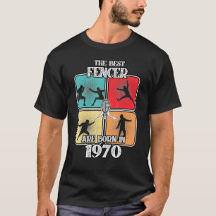52 Year Old Fencer Fencing Sport 1970 52th Birthda T-Shirt