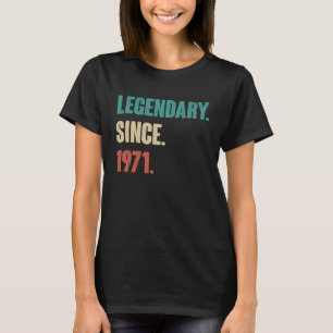 52 Years Old Vintage 1971 Birthday 52nd Decoration T-Shirt