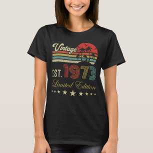 52nd birthday born 1973 vintage limited edition 52 T-Shirt