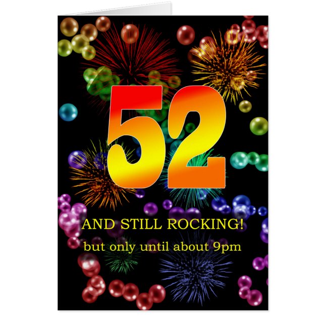 52nd Birthday Still Rocking (Front)