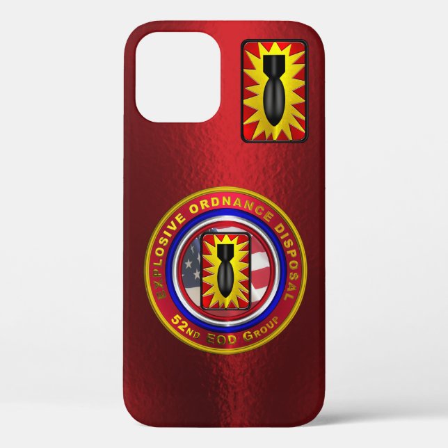 52nd Explosive Ordnance Disposal Group Customised Case-Mate iPhone Case (Back)