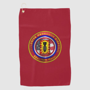 52nd Explosive Ordnance Disposal Group Golf Towel