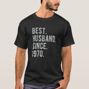 52nd Wedding Aniversary For Him Best Husband Sinc T-Shirt
