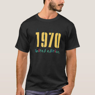 52th Birthday Ladies Mens 52 Years 1970 7 T-Shirt