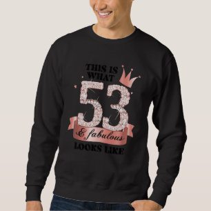 53 & Fabulous I Rose And White Party Group Candid  Sweatshirt