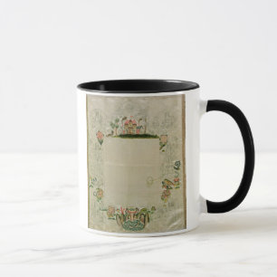 53:Mirror frame, unfinished embroidery in coloured Mug