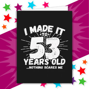 53 Year Old Sarcastic Meme Funny 53rd Birthday Card