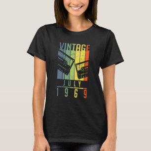 53 Year Old Vintage July 1969 53rd Birthday T-Shirt