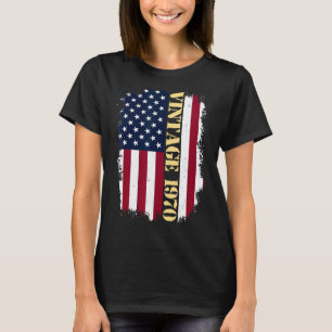 53 Year Old Vintage US Flag 1970 American Flag 53r T-Shirt