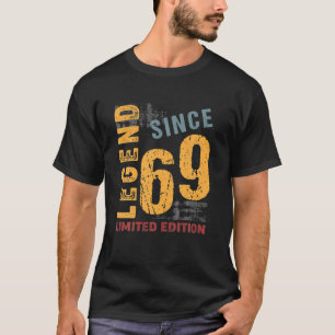 53 Years Old Vintage 1969 53Th Birthday Decoration T-Shirt