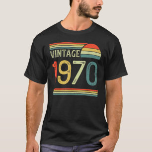 53 Years Old Vintage 1970 Made In 1970 53th Birth T-Shirt