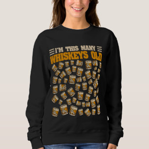 53 Years Old Whiskey Drinker Bourbon 53rd Birthday Sweatshirt