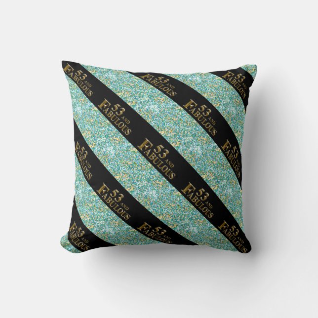 53rd Birthday  Cushion (Front)