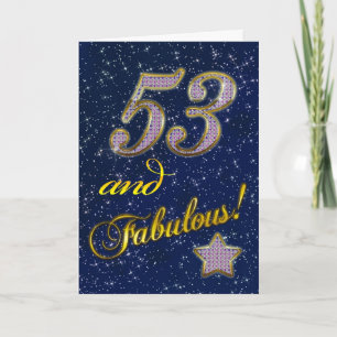 53rd Birthday party Invitation