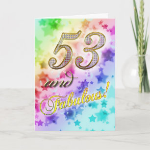 53rd Birthday party Invitation