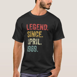 53Th Birthday Gifts 53 Years Old Legend Since Apri T-Shirt