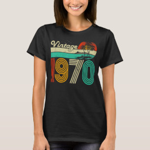 53th Birthday Vintage 1970 53 Year Old Men Women T-Shirt