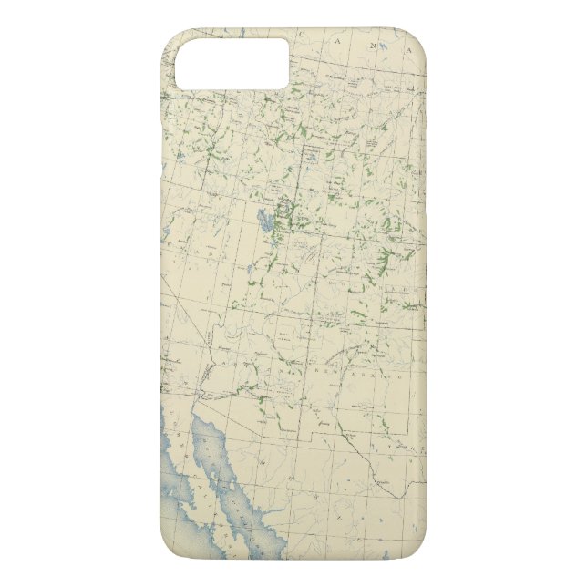 54 Areas irrigated 1889 Case-Mate iPhone Case (Back)