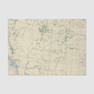 54 Areas irrigated 1889 Tissue Paper