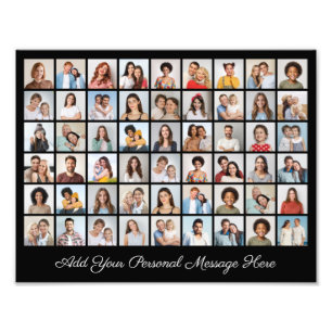 54 Photo Collage Add A Greeting Photo Enlargement Print