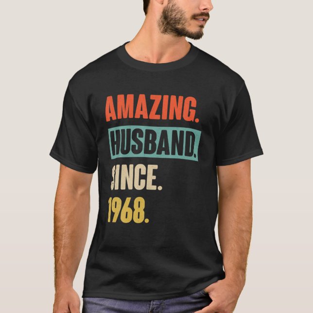 54 Wedding Aniversary Gift Him - Amazing Husband S T-Shirt (Front)