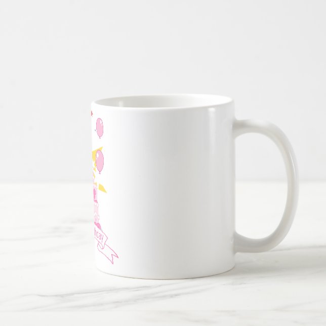 54 Year Old Birthday Cake Coffee Mug (Right)