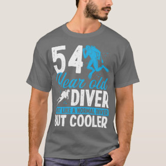 54 Year Scuba Diving Diver Snorkel 54 Birthday 1 T-Shirt