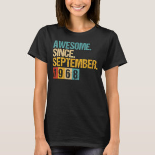 54 Years Old  Awesome Since September 1968 54th 1 T-Shirt