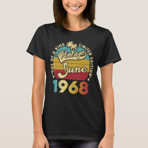 54 Years Old Birthday Awesome Since June 1968 54th T-Shirt