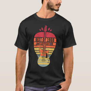 54 Years Old Birthday Best Of 1968 Guitar T-Shirt