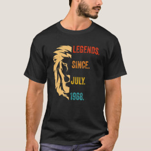 54 Years Old  Legend Since July 1968 54thbirthday T-Shirt