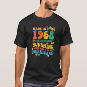 54th Birthday Decorations 60s 70s Tie Dye Groovy H T-Shirt