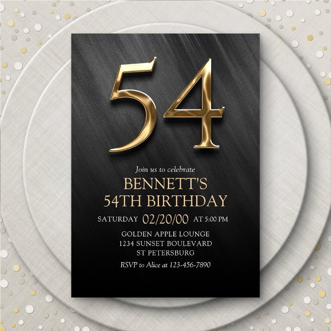 54th Birthday Invitation (Creator Uploaded)