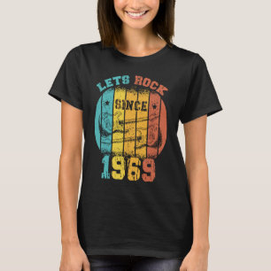 54th Birthday Vintage 1969 Retro 54 Years old Guit T-Shirt
