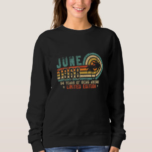 54th Birthday Vintage June 1968 Retro 54 Yrs Old B Sweatshirt