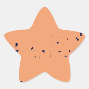 5556 abstract art star sticker