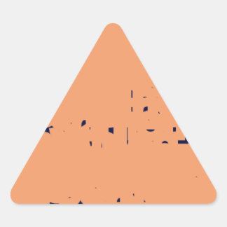 5556 abstract art triangle sticker