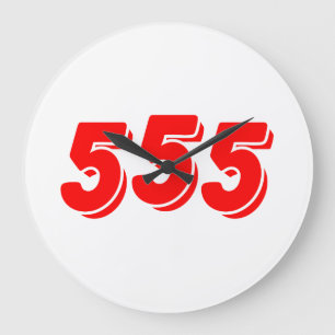 555 LARGE CLOCK